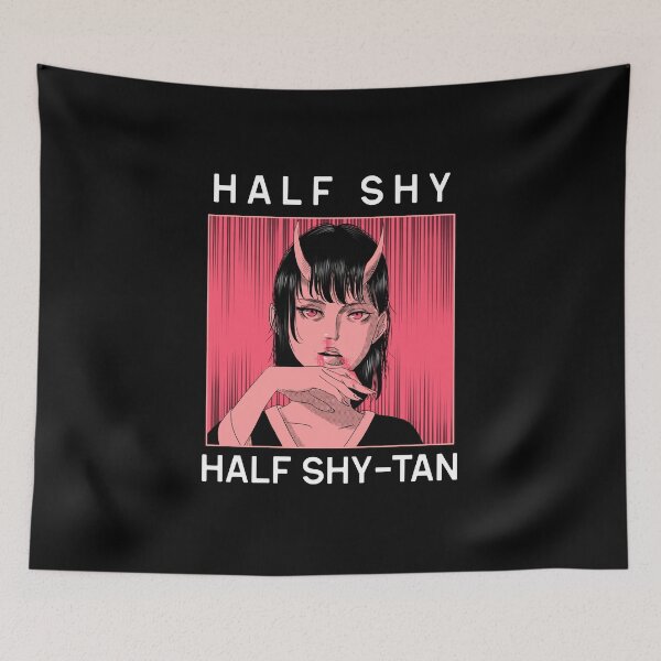 Item preview, Half Shy Half Shy-tan - شيطان designed and sold by Habibi Designs.
