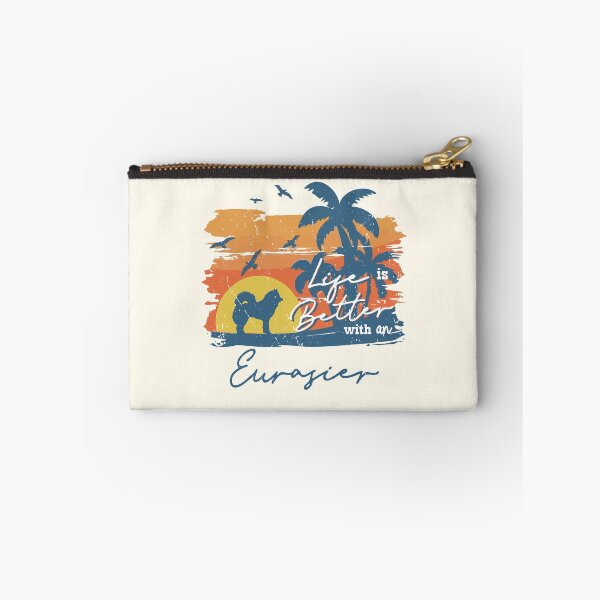 Item preview, Life is Better With Eurasier Beach Sunset Retro Vintage designed and sold by rafaeltto.