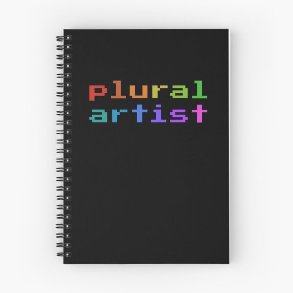 Item preview, Plural Artist (Retro Pixel Rainbow) designed and sold by Collective Tey.