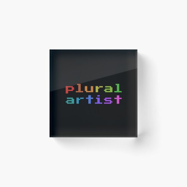 Artikelvorschau, Plural Artist (Retro-Pixel-Regenbogen) entworfen und verkauft von Collective Tey.