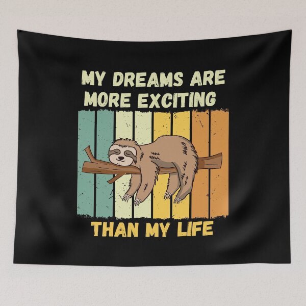 Item preview, My Dreams Are More Exciting Than My Life designed and sold by RockBeeDesigns.