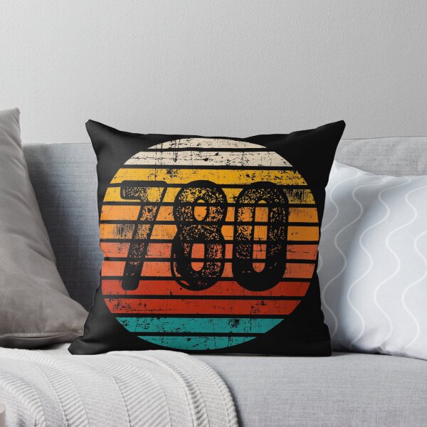 Item preview, Distressed Vintage Sunset 780 Area Code designed and sold by Gold Wings Tees.
