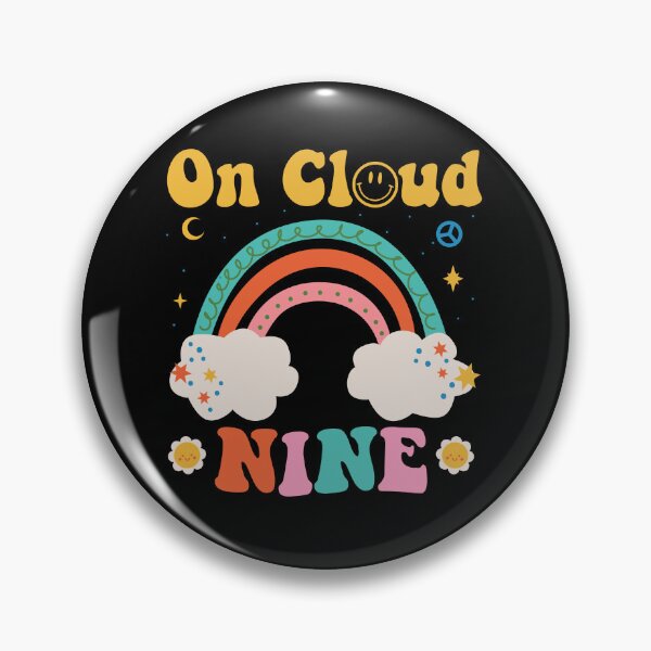 Item preview, On Cloud Nine Groovy Rainbow Happy 9th Birthday 9 Years Old Funny designed and sold by Get A Wear  Shop.