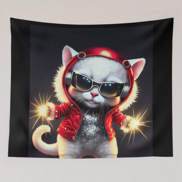 Item preview, Cute Cosmic Cat - Anime Art design designed and sold by AlNoah.