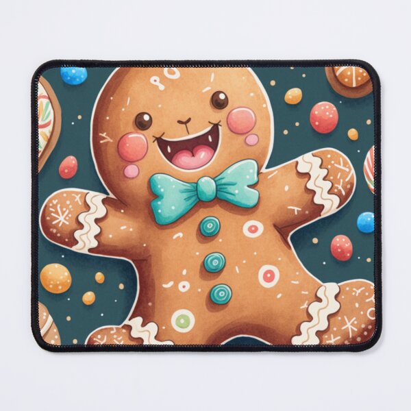 Item preview, Gingerbread Man is Happy designed and sold by AffirmDSG.