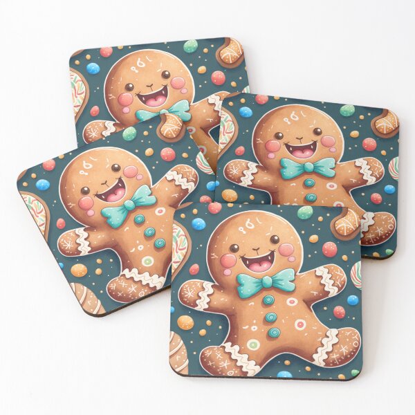 Item preview, Gingerbread Man is Happy designed and sold by AffirmDSG.