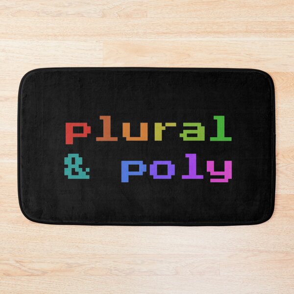 Item preview, Plural & Poly (Retro Pixel Rainbow) designed and sold by Collective Tey.
