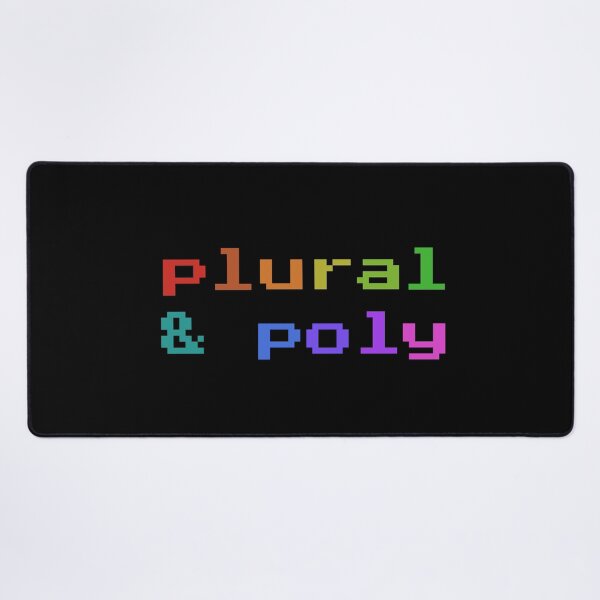 Item preview, Plural & Poly (Retro Pixel Rainbow) designed and sold by Collective Tey.