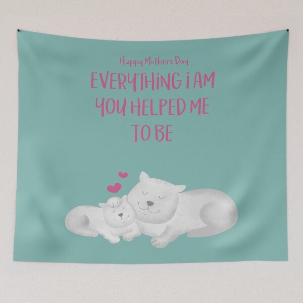 Item preview, Cute Hugging Cats Everything I am You helped me to be designed and sold by thewishdesigns.