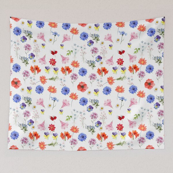Item preview, Wildflower Watercolor Seamless Pattern designed and sold by Aramdesing.