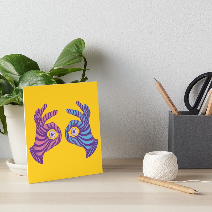 Thief Eyes Art Board Print