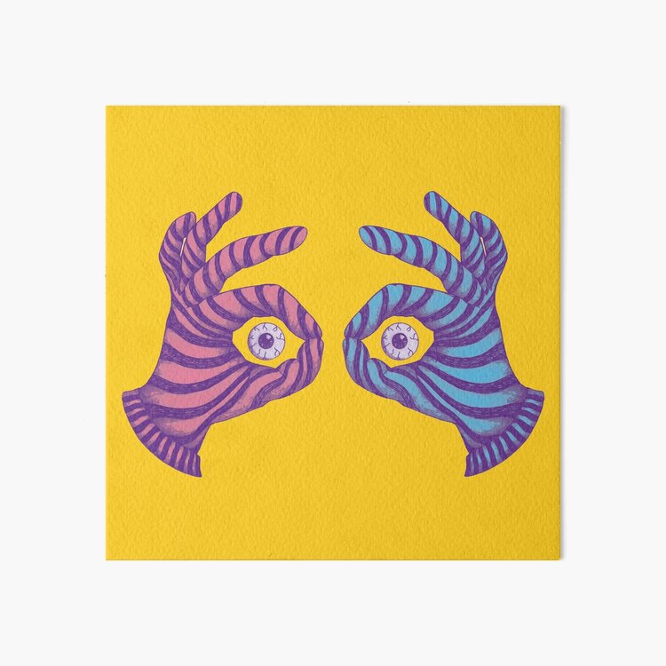Thief Eyes Art Board Print