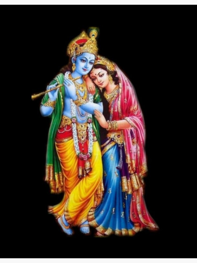 "Radha Krishna Indian Gods" Sticker for Sale by vidasandi Redbubble