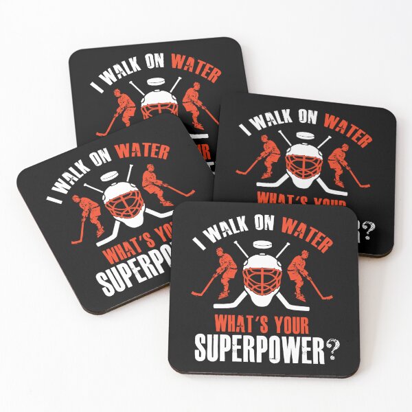 Item preview, I Walk On Water What's Your Superpower Funny Hockey Lover designed and sold by Helbon-art.