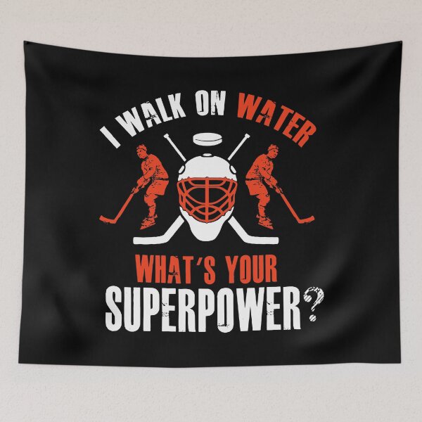 Item preview, I Walk On Water What's Your Superpower Funny Hockey Lover designed and sold by Helbon-art.