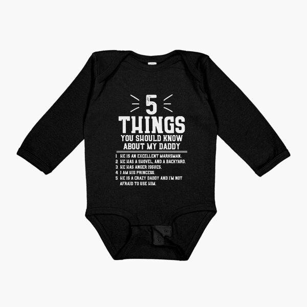 Item preview, 5 Things You Should Know About My Daddy designed and sold by lsrclothing.