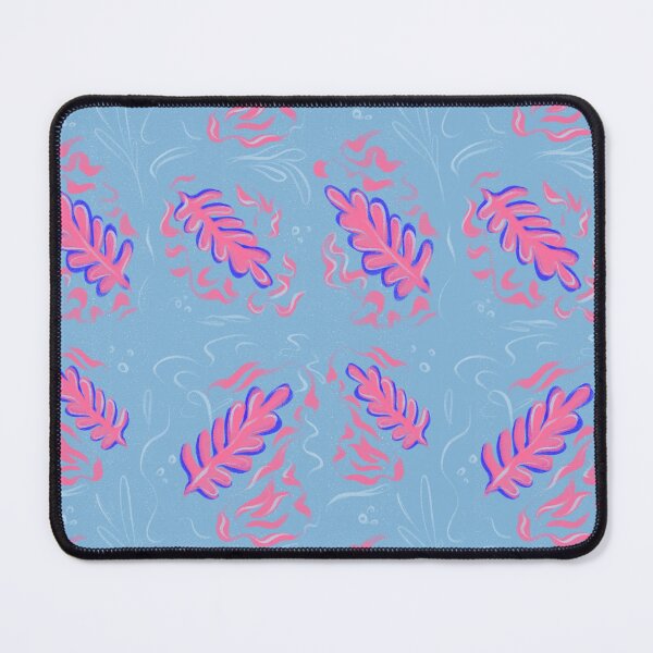 Item preview, Colored leaves pink and blue designed and sold by Tateillustrate.