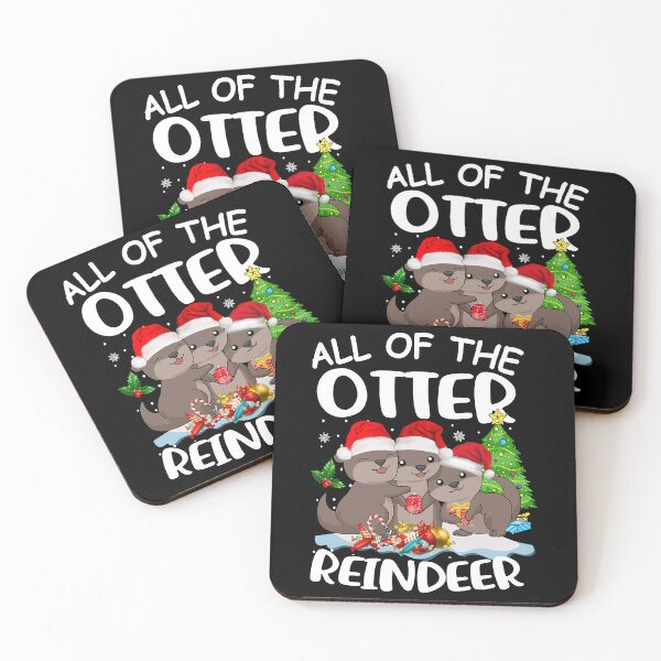 Item preview, Funny Otter Reindeer Kids Merry Xmas Amimal Lover Kids Toddlers designed and sold by LavateArtStudio.