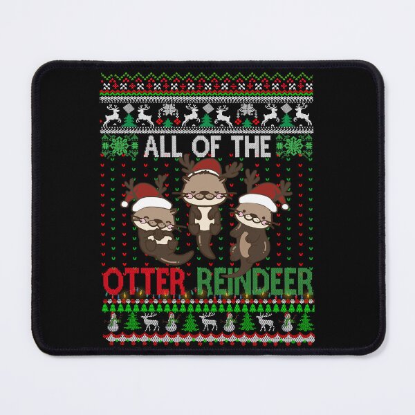 Item preview, Funny Otter Reindeer Kids Ugly Merry Xmas Amimal Lover Kids Toddlers designed and sold by LavateArtStudio.