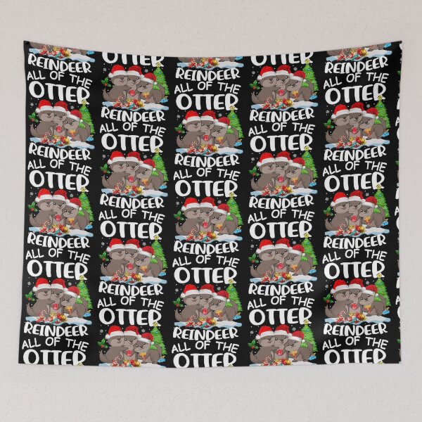 Item preview, Funny Otter Reindeer Kids Merry Xmas Amimal Lover Kids Toddlers designed and sold by LavateArtStudio.