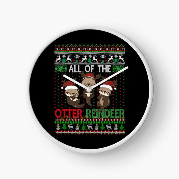 Item preview, Funny Otter Reindeer Kids Ugly Merry Xmas Amimal Lover Kids Toddlers designed and sold by LavateArtStudio.