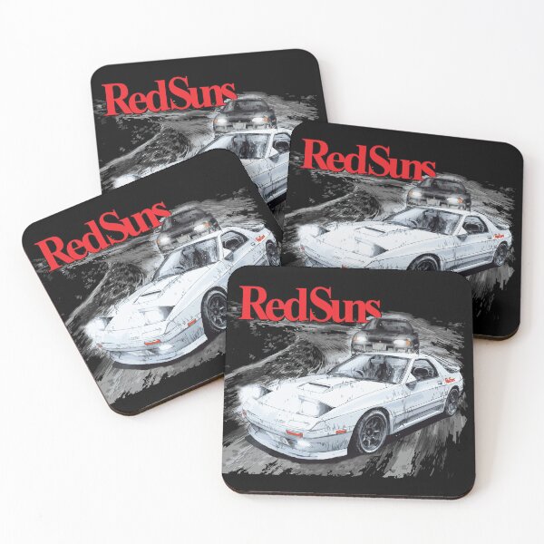 Item preview, Initial D - RED SUNS VS TEAM EMPERIOR Mountain Drift Racing Tandem Takahashi FC vs Kyoichi Sudo EVO designed and sold by cowtownCOWBOY.