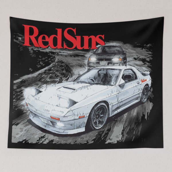 Item preview, D inicial: RED SUNS VS TEAM EMPERIOR Mountain Drift Racing Tandem Takahashi FC vs Kyoichi Sudo EVO designed and sold by cowtownCOWBOY.