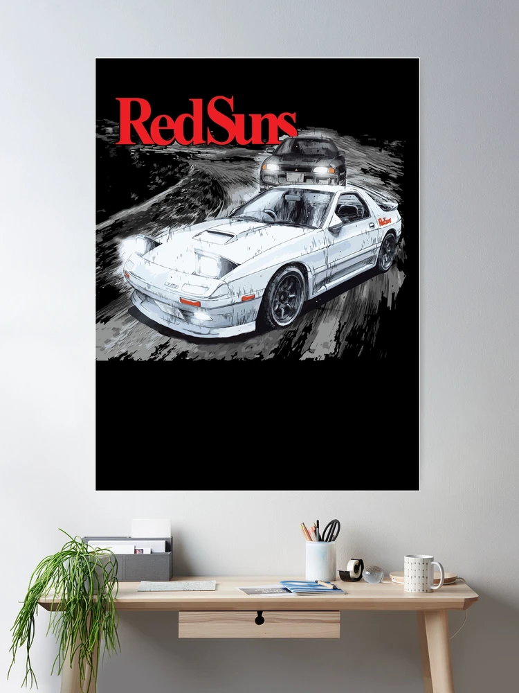 Initial D - RED SUNS VS TEAM EMPERIOR Mountain Drift Racing Tandem