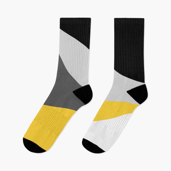 Item preview, Simple Modern Gray Yellow And Black Geo designed and sold by SeemDev786.