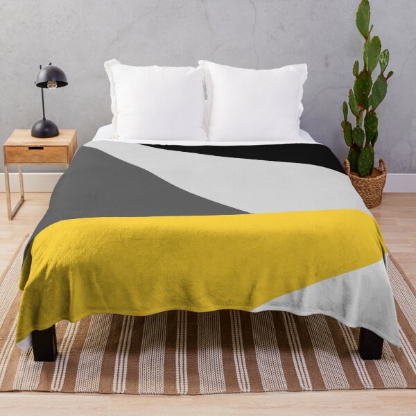 Item preview, Simple Modern Gray Yellow And Black Geo designed and sold by SeemDev786.