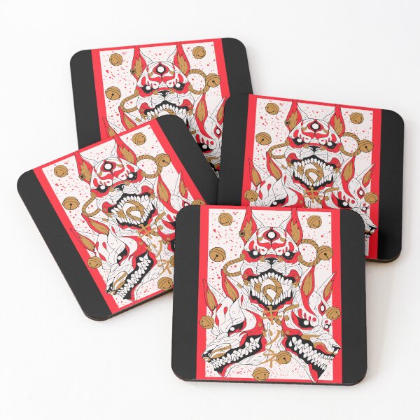 Item preview, Oni Kitsune Yokai designed and sold by Oni Kanzen.