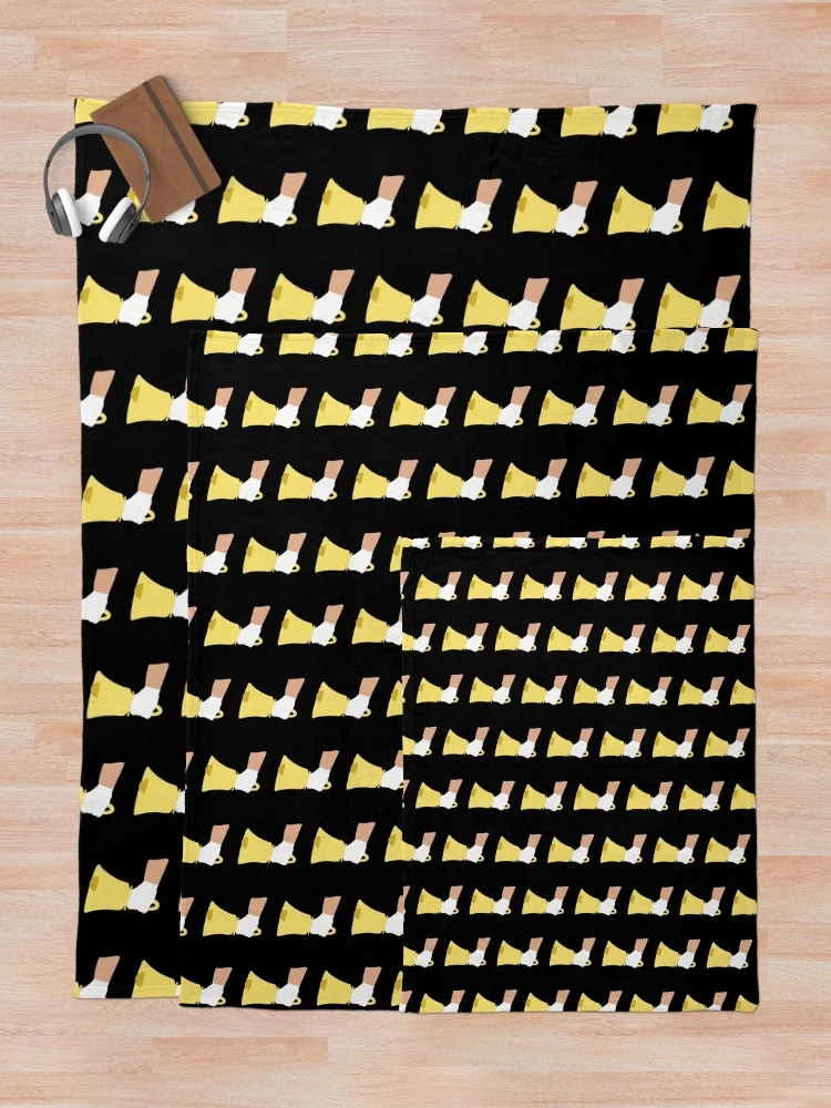Thumbnail 5 of 6, Throw Blanket, Handbell Ringer Ringing A Handbell designed and sold by SubtleSplit.