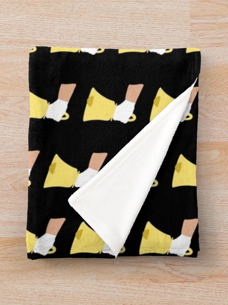 Thumbnail 3 of 6, Throw Blanket, Handbell Ringer Ringing A Handbell designed and sold by SubtleSplit.