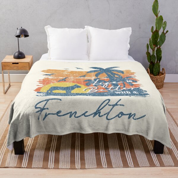 Item preview, Life is Better With Frenchton Beach Sunset Retro Vintage designed and sold by rafaeltto.