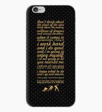 Don't think about... “Usain Bolt” Life Inspirational Quote iPhone Case