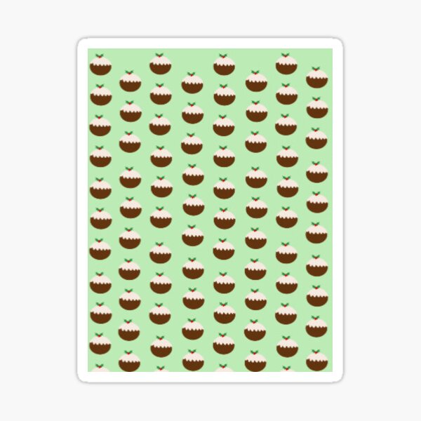 Item preview, Christmas Puddings designed and sold by StickerMeHappy.