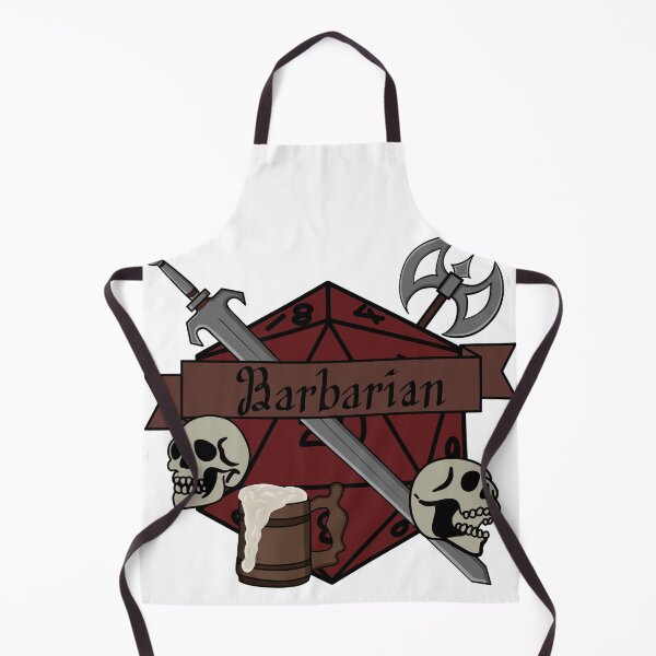 Item preview, D&D Barbarian D20 designed and sold by HumbleAStore.