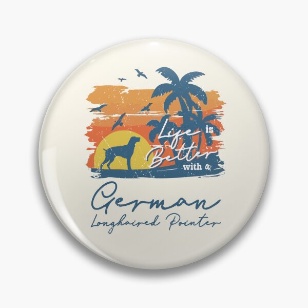 Item preview, Life is Better With German Longhaired Pointer Beach Sunset Retro Vintage designed and sold by rafaeltto.