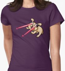 Laser Puppy Women's Fitted T-Shirt