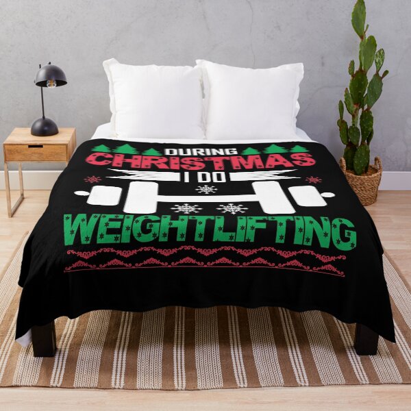 Item preview, Weightlifting- During Christmas I Do Weightlifting designed and sold by UnknownArtistt.
