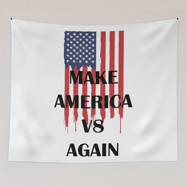 Item preview, MAKE AMERICA V8 AGAIN designed and sold by DomGDesign.