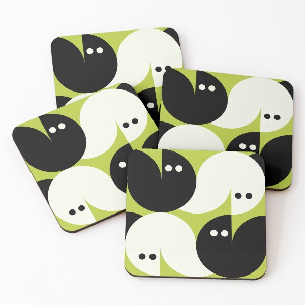 Item preview, Geometric Pattern: Quarter Circle Fox: Keylime designed and sold by Red Wolf.