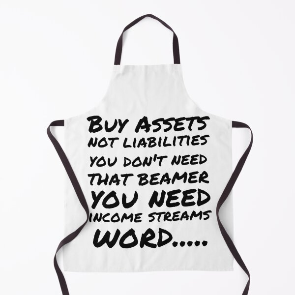 Item preview, Buy Assets Not Liabilities  designed and sold by mkzmerch.