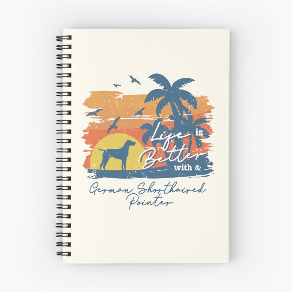 Item preview, Life is Better With German Shorthaired Pointer Beach Sunset Retro Vintage designed and sold by rafaeltto.