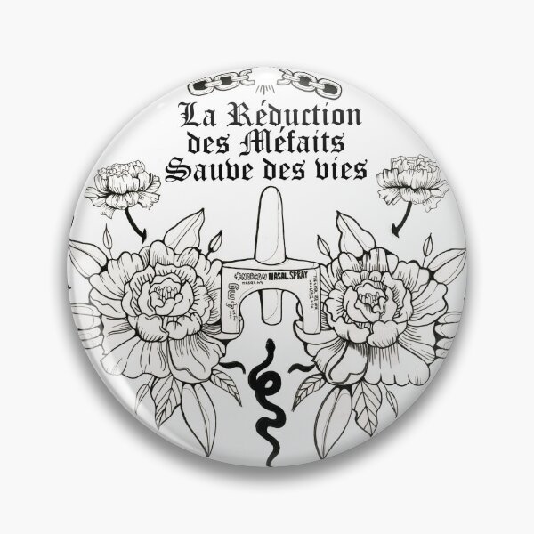 Item preview, Harm reduction saves lives - Drawing by Mélodie Talbot designed and sold by AQPSUD.