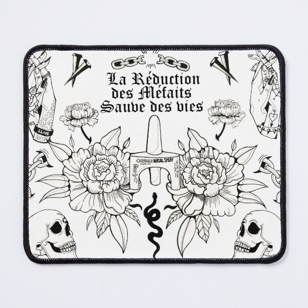 Item preview, Harm reduction saves lives - Drawing by Mélodie Talbot designed and sold by AQPSUD.
