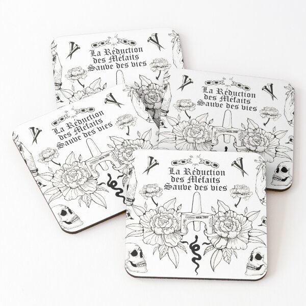 Item preview, Harm reduction saves lives - Drawing by Mélodie Talbot designed and sold by AQPSUD.