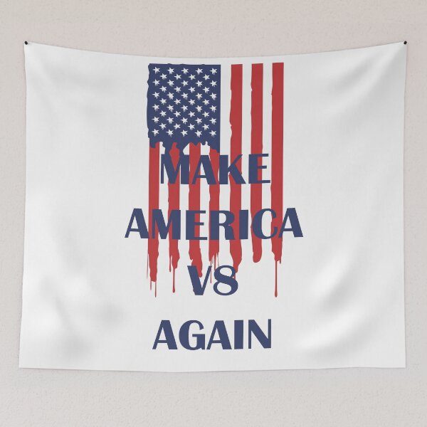 Item preview, MAKE AMERICA V8 AGAIN designed and sold by DomGDesign.