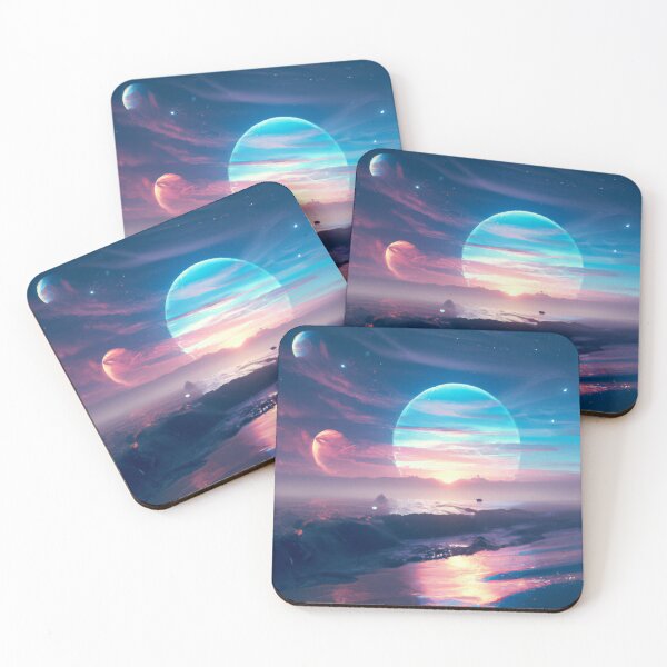 Item preview, Blue Blood moon lunar space eclipse in the night sky  designed and sold by Chris Purdy.