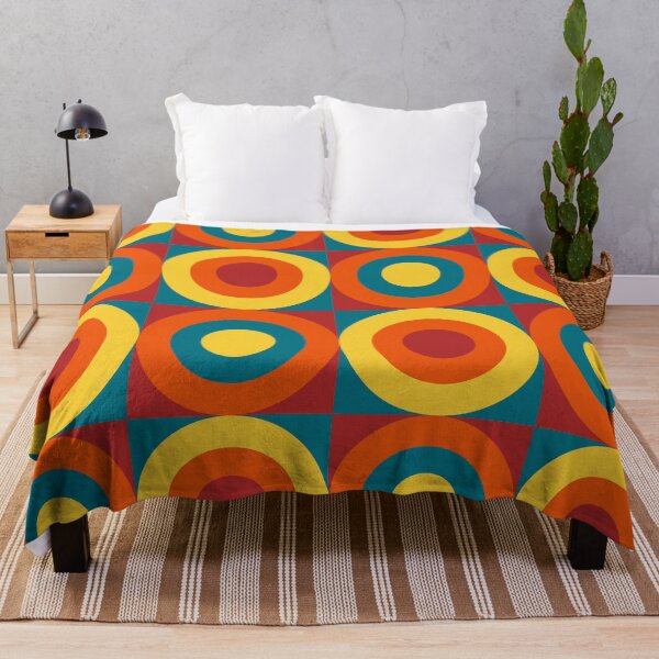 Item preview, mid century abstract seventies pattern designed and sold by pauloneill-art.
